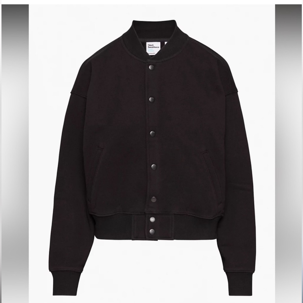 TNA COZY FLEECE BOXY BOYFRIEND CARDIGAN